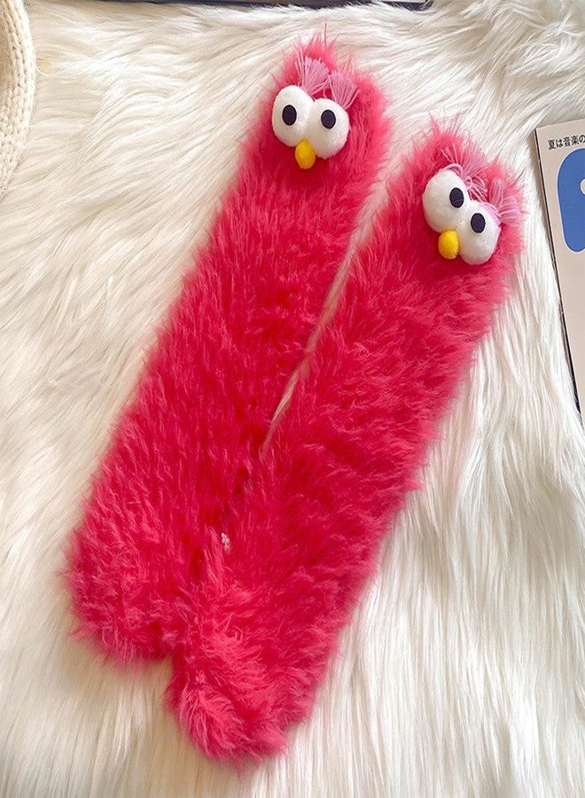 TFTSR Crazy Funny Fuzzy Silly Socks for Kids Women,Girls Fluffy Slipper Novelty Fun Socks,Boy Men Cute Cozy Soft Animal Sock - Image 2